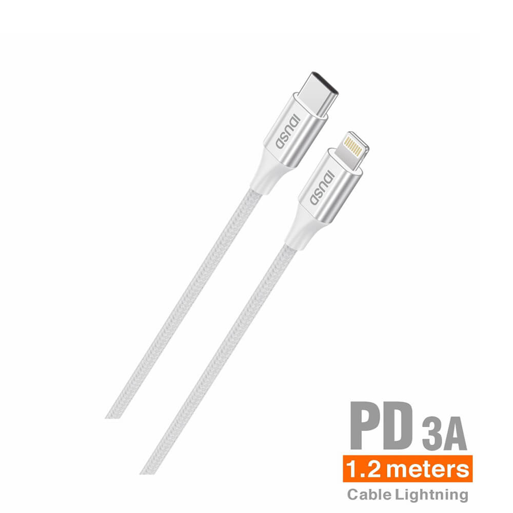 Cable Nylon USB-C a Lightning 1.2M 3A - C85B