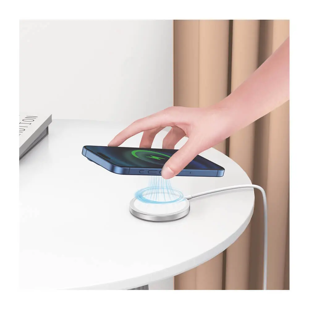 Cargador Inalámbrico Magnético ECO MagCharge 15W – Carga Rápida y Sostenible - Imagen 5