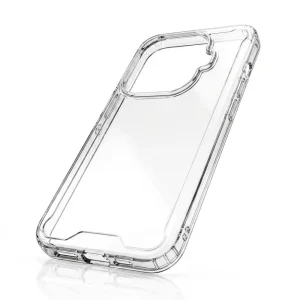 Funda protectora de silicona transparente reforzada en esquinas compatible con Redmi 15T Pro sobre fondo blanco de la tienda de tecnología Mercachip.