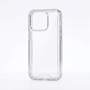 Funda protectora de silicona transparente reforzada en esquinas compatible con Redmi 15C sobre fondo blanco de la tienda de tecnología Mercachip.