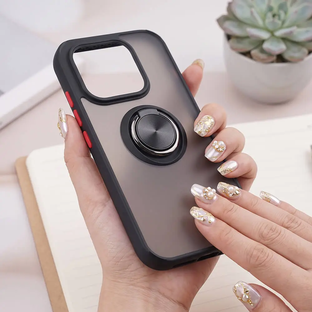 Funda Carcasa con anilla compatible con Xiaomi 17 / 17 Pro / 17 Pro Max con Anilla Soporte 360° - Imagen 6