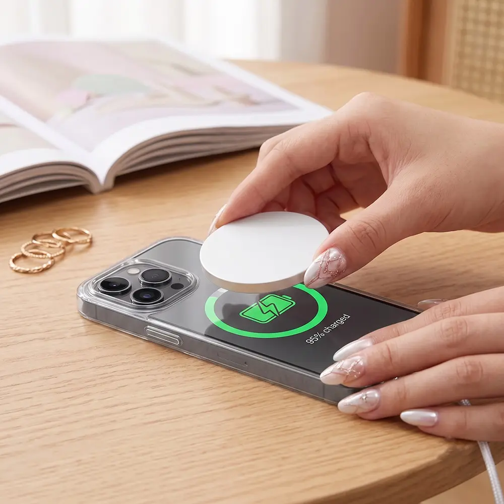 Funda Carcasa Transparente Alta Claridad Compatible con MagSafe para iPhone - Imagen 4