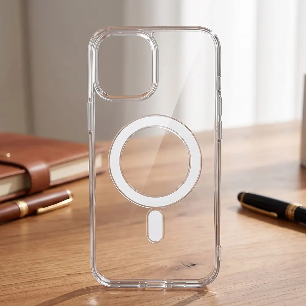 Funda Carcasa Transparente Alta Claridad Compatible con MagSafe para iPhone - Imagen 3