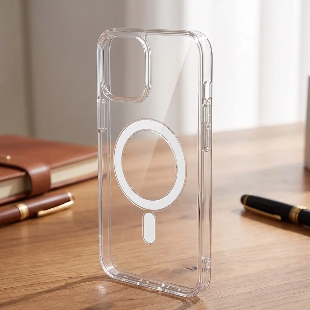 Funda Carcasa Transparente Alta Claridad Compatible con MagSafe para iPhone - Imagen 2