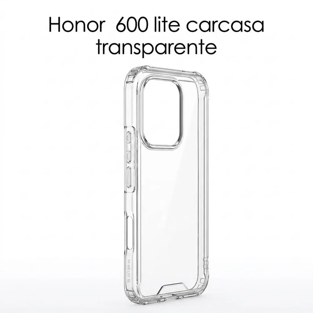 Funda Carcasa Transparente Reforzada Antigolpes Compatible con Honor 600 Lite 5G / Honor 600 Smart 5G - Imagen 3