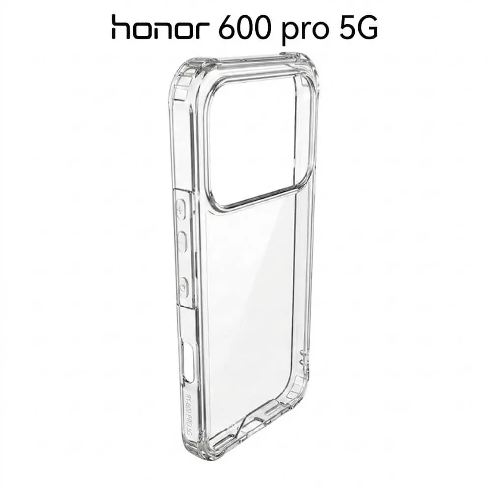 Funda Carcasa Transparente Reforzada Antigolpes Compatible con Honor 600 5G / Honor 600 Pro 5G - Imagen 3