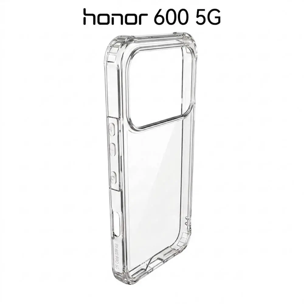 Funda Carcasa Transparente Reforzada Antigolpes Compatible con Honor 600 5G / Honor 600 Pro 5G - Imagen 6