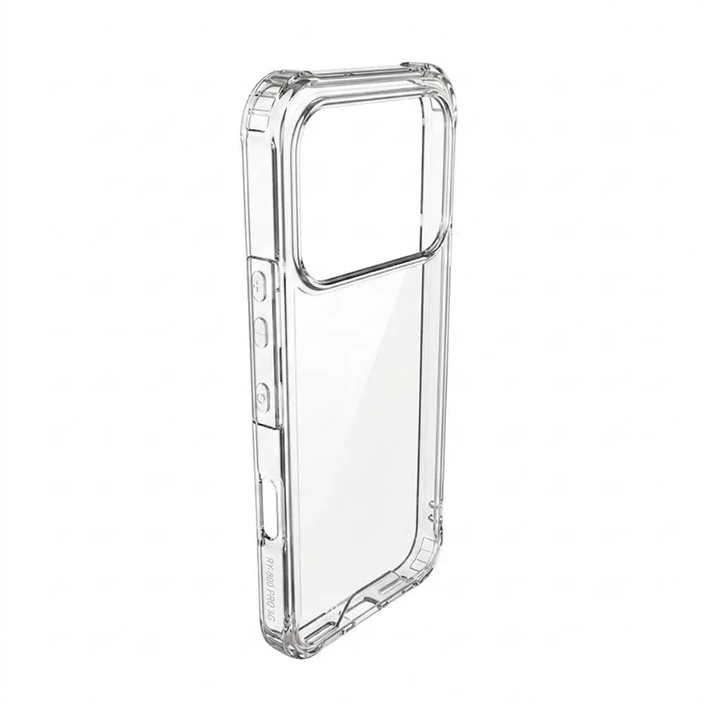 Funda de silicona transparente de alta claridad con esquinas reforzadas antigolpes compatible con Honor 600 Pro 5G de la tienda Mercachip.