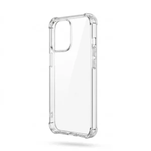 Funda de silicona transparente de alta claridad con esquinas reforzadas antigolpes compatible con iPhone de la tienda Mercachip