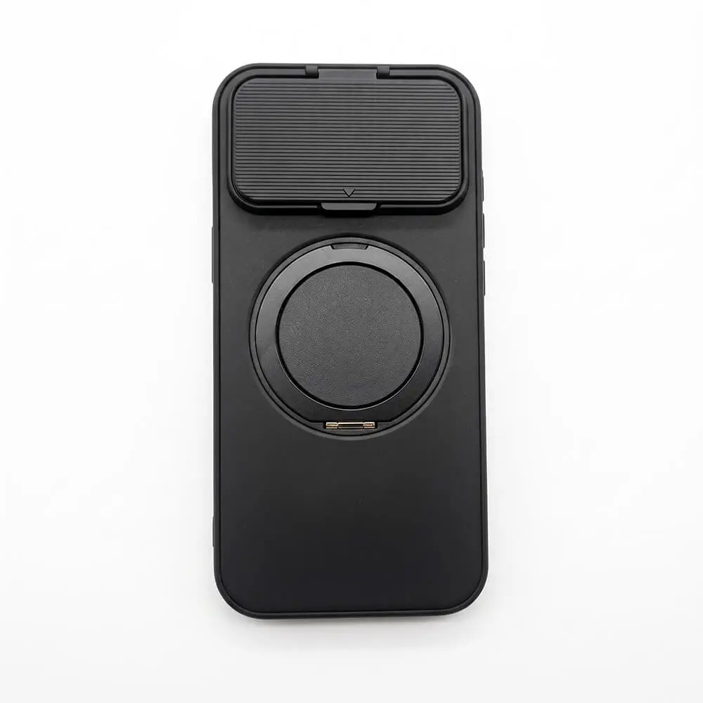 Funda Carcasa Robusta con Visera Protectora de Cámara y Anillo Soporte Compatible con iPhone 17 Pro Max - Imagen 3