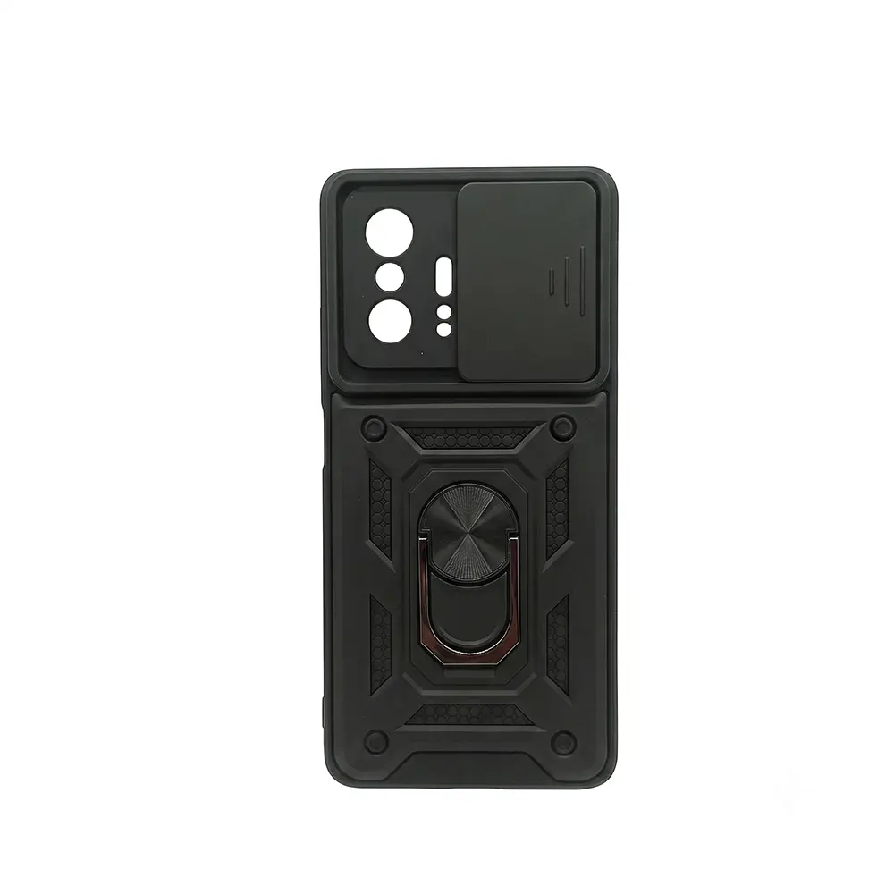 Funda Carcasa Antigolpes con Protector Deslizante de Cámara y Anillo Anillo Soporte Compatible con Xiaomi 11T / 11T Pro - Imagen 3